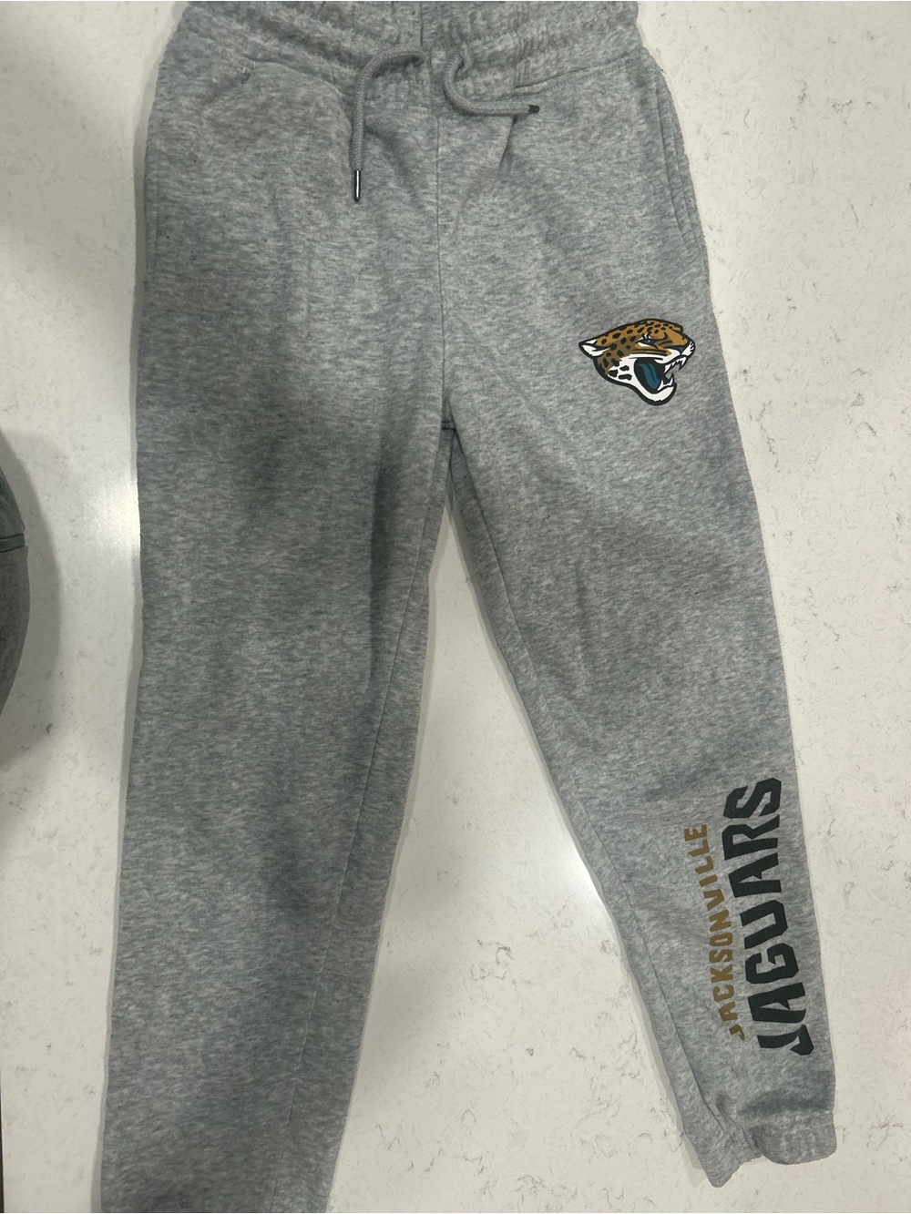 NFL Jacksonville Jaguars Gray Kids Sweatpants with Team Logo